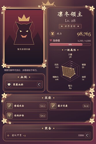 探索首领详情卡测试预览